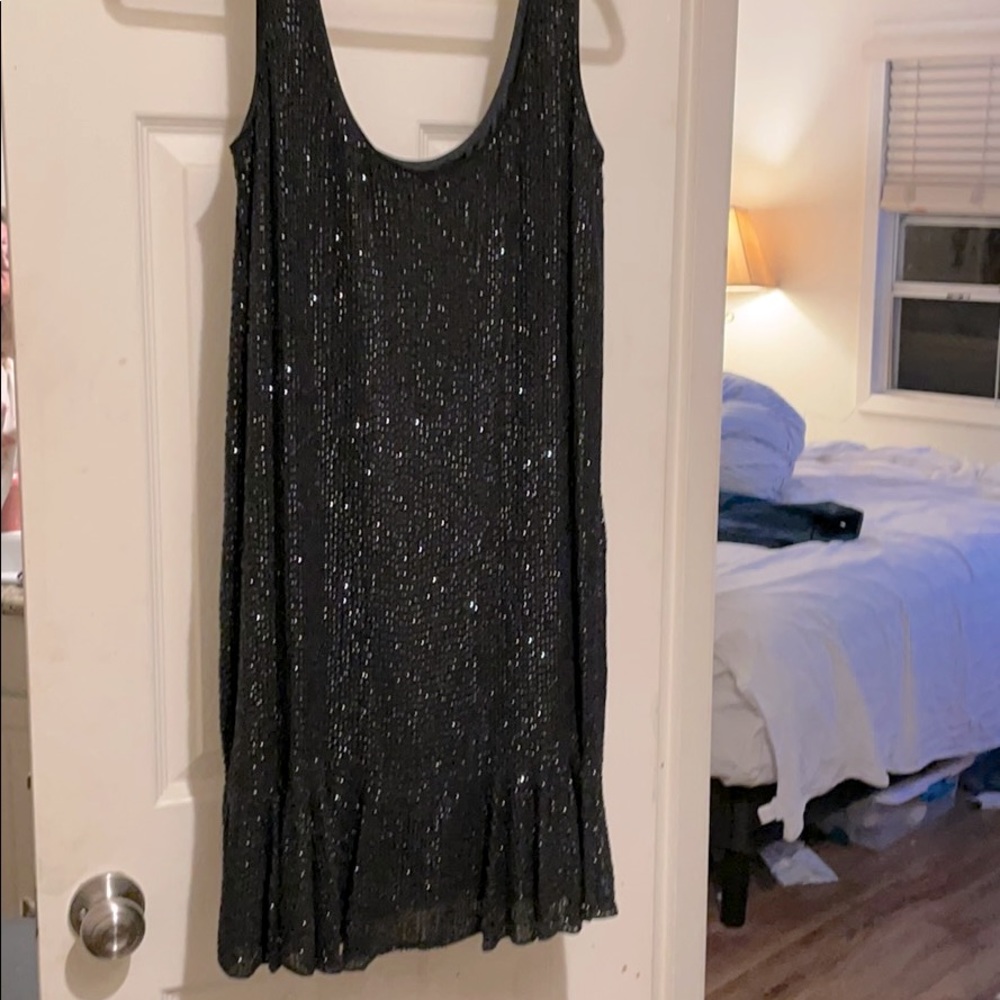 Diane von Furstenberg Black sleeveless silk dress